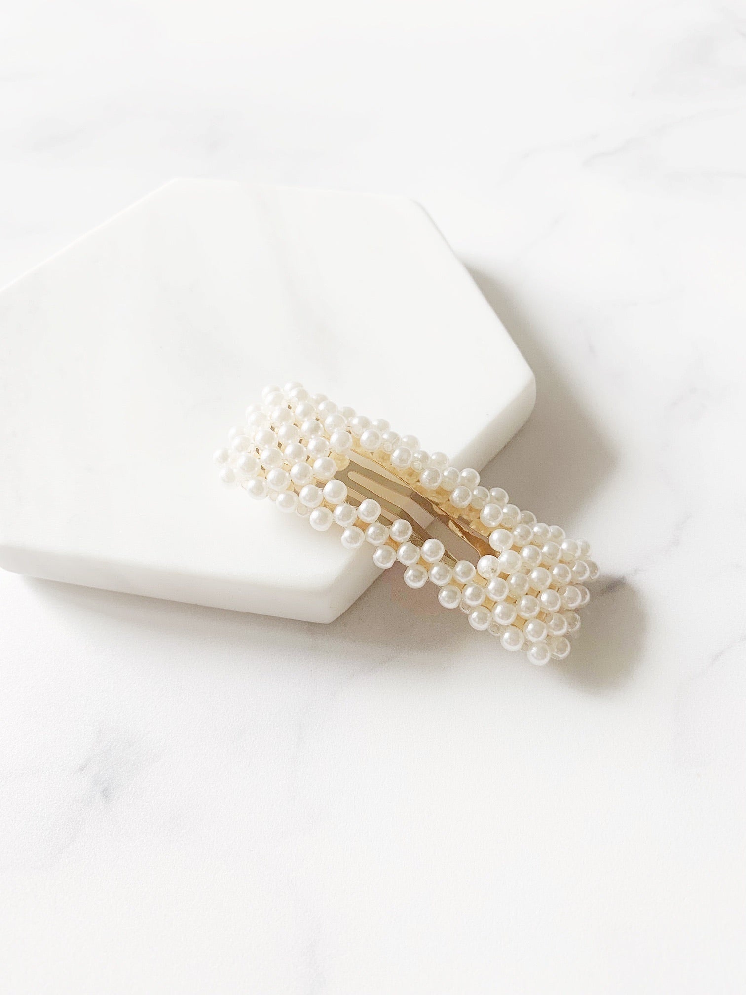 Pearl hair clips (set of 2)